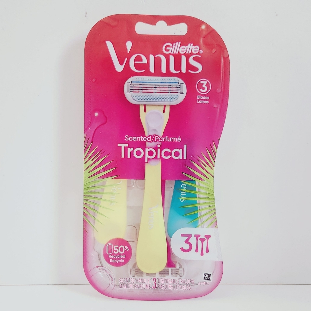 ⭐4/$15 Gillette Venus Tropical 3-Blade Disposable Razor
